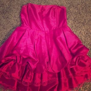 PARTY DRESS!hot pink mini dress!!